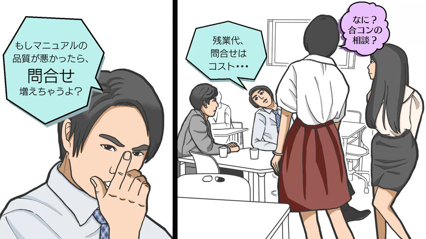 BtoBフキダシ付きアニメーション